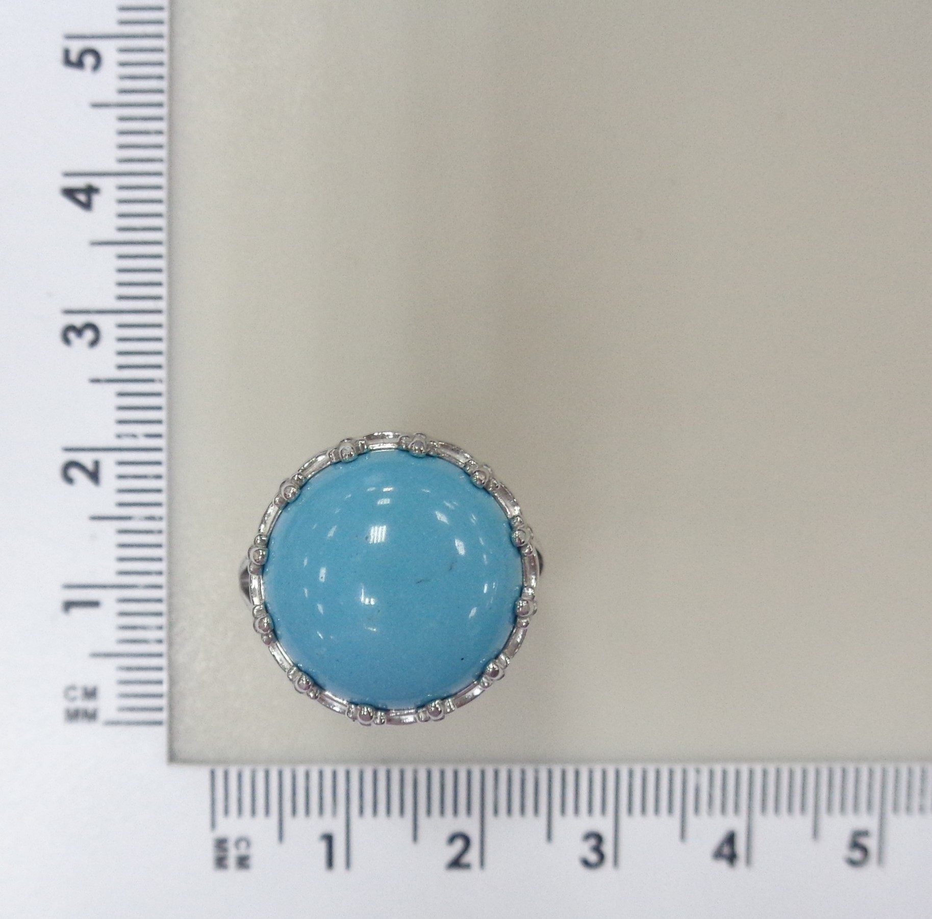 Серебряное кольцо с бирюзой